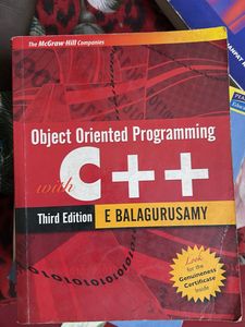 Object Oriented Programming with C++