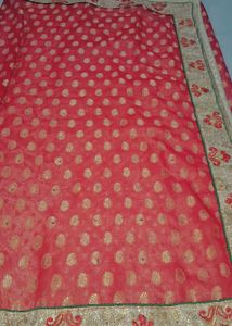 Elegant Pink &amp; Beige Saree