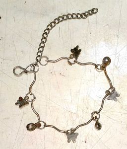 butterfly bracelet, mini broch,  and earrings