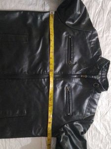 Black Faux Leather Jacket