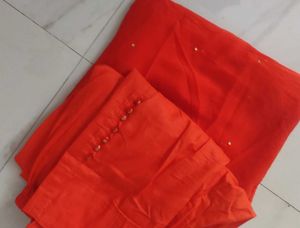 Neck Work Dress Set