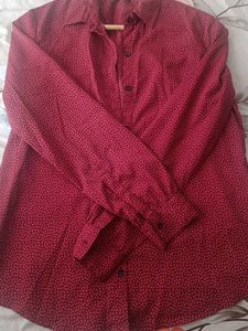 Red Patterned Shirt