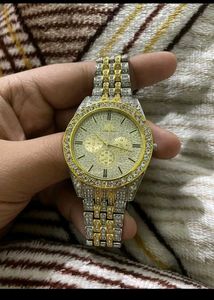 Gold &amp; Silver Tone Statement Watch