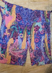 Colouful Wrap plazzo