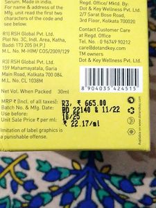 Dot And Key Niacinamide Serum