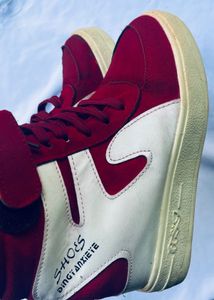 Red &amp; White Sneakers