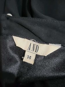 Elegant Black Asymmetrical Dress