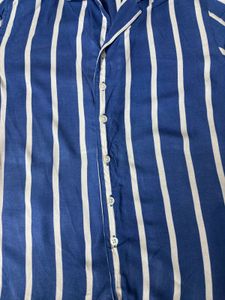 ZUDIO MENS BLUE STRIPPED SHIRT