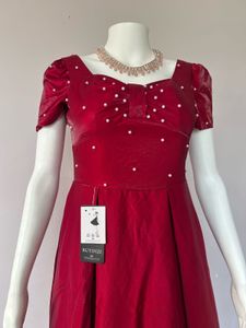 Elegant Maroon Ethnic Gown