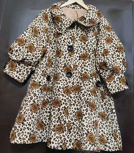 Brown🟤 Floral Print Winter Top Tunic For 38 Bust
