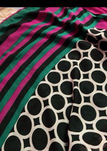 6 Combo Satin Crepe Soft Saree