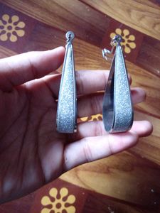 Stylish Silver Drop Earrings