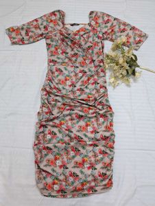 Floral Bodycon Mini Dress