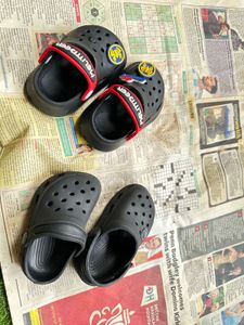Cute Black Crocs  pair of 2
