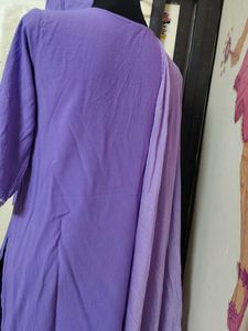Lavender Kurthi Set