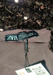New Zara Sparkly Sequin Mini Dress