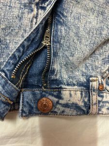 High Rise Denim Shorts