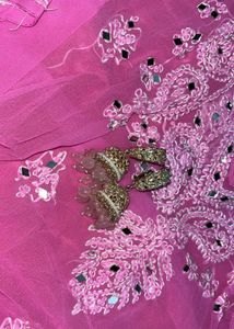 Pink Embroidered Kurta