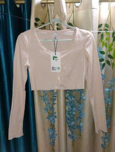 Newme Ribbed Full Sleeve Top