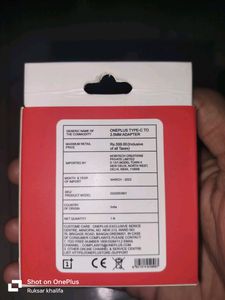 ONEPLUS ORIGINAL CABLE[SEAL PACKED]