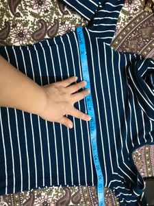 New Striped Bodycon Dress for women in S size