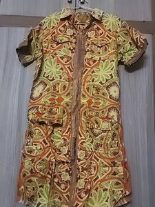Multicolour Collar Kurti With Pockets