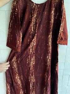 Embellished Brown Kurta