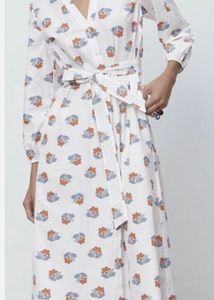 Zara White Shirt Dress