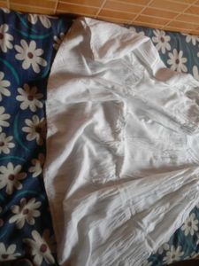 Long White Pinteresty Skirt