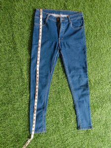 Blue Unisex Jeans Denim
