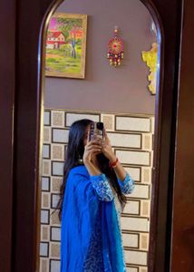 Elegant Printed Kurta pant chuni set