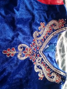 Navy Blue Blouse