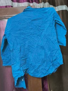 Blue Shirt Stretchable
