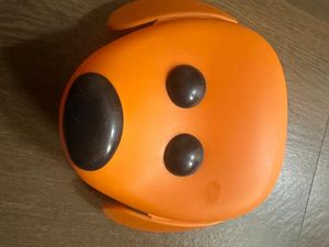 Ikea Smaska Lunch Box - Orange And Black