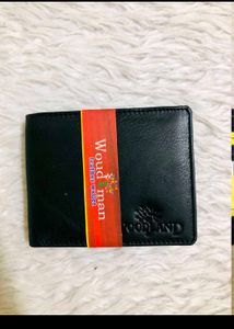 Woodland Black Leather Wallet