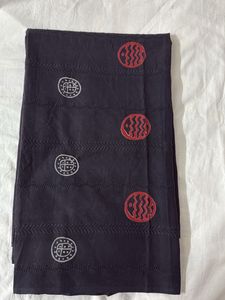 Hakoba/Schiffli Block Printed Fabric