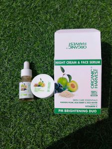Organic Harvest Night Cream &amp; Face Serum