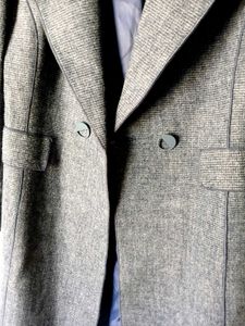 Elegant Grey Trench Coat