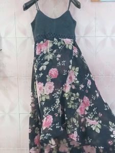 Really Pretty Long Floral Dress