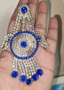 Royal Blue Rhinestone Bridal Jewelry Set
