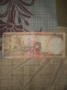 Original 1000 Rs. Old Currency Note