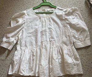 White Fashion Top