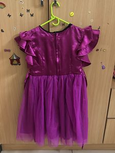 Purple Ruffle Dress