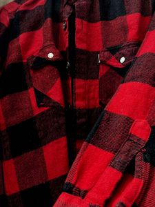 Red &amp; Black Plaid Shirt