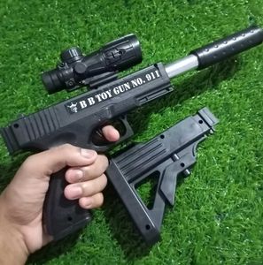 (Pack Of 2)  Toy Pubg Gun With Free Bullets