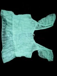 Sleeveless Ruffle Top