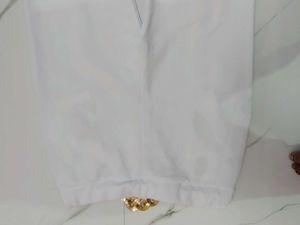 Stylish White Flared Leg Pants