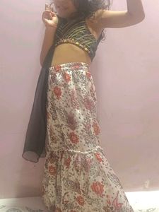 Kids Sharara Dress With Dupatta