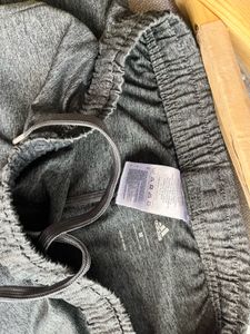 Gray Adidas Track Pants