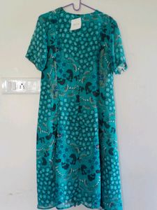 Blue Floral Dress